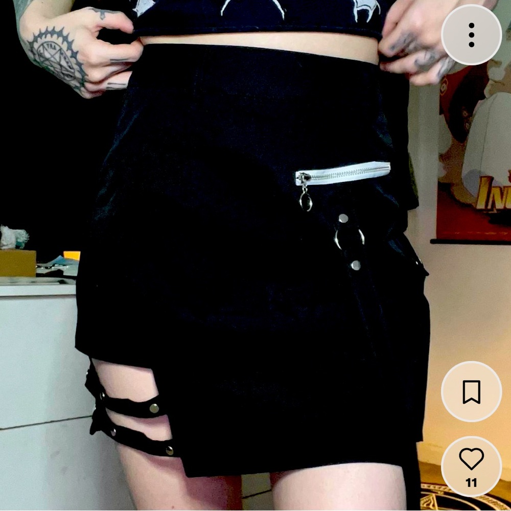 cargo miniskirt